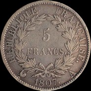 5 francs 1807